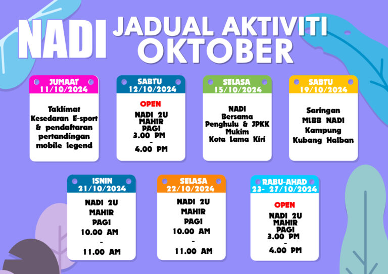 jadual OKTOBER2024